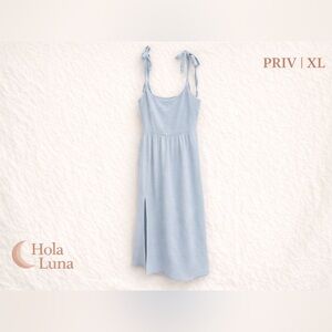 PRIV MAXI DRESS BABY BLUE XL